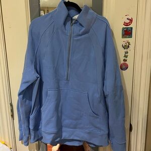 Brand New Full Length Light Blue Lululemon Scuba